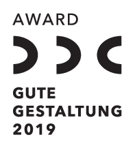 Award German Design Council - Gute Gestaltung 2019