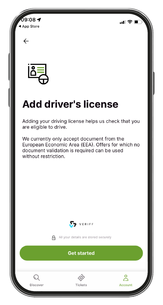 Verify your driver's license